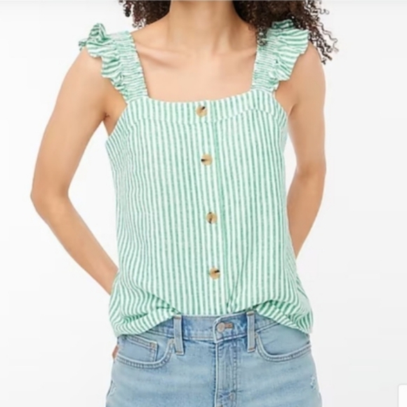 J crew striped tank top - Picture 1 of 3